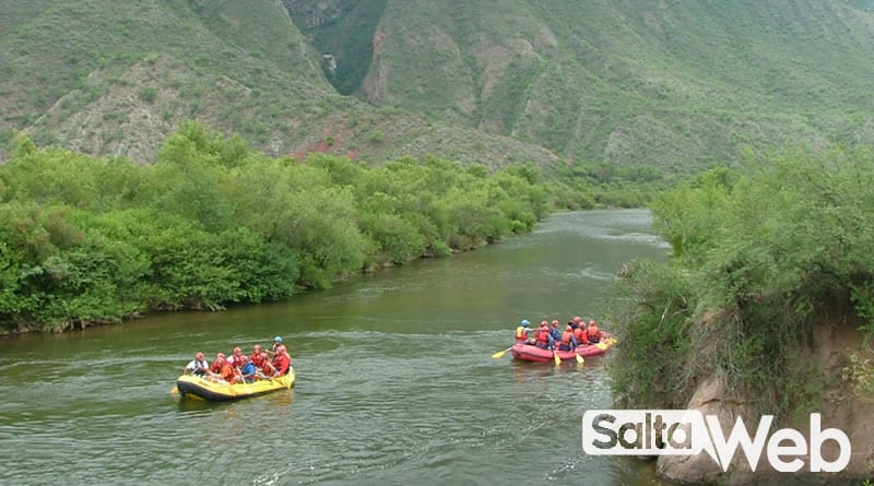 rafting en el rio juramento