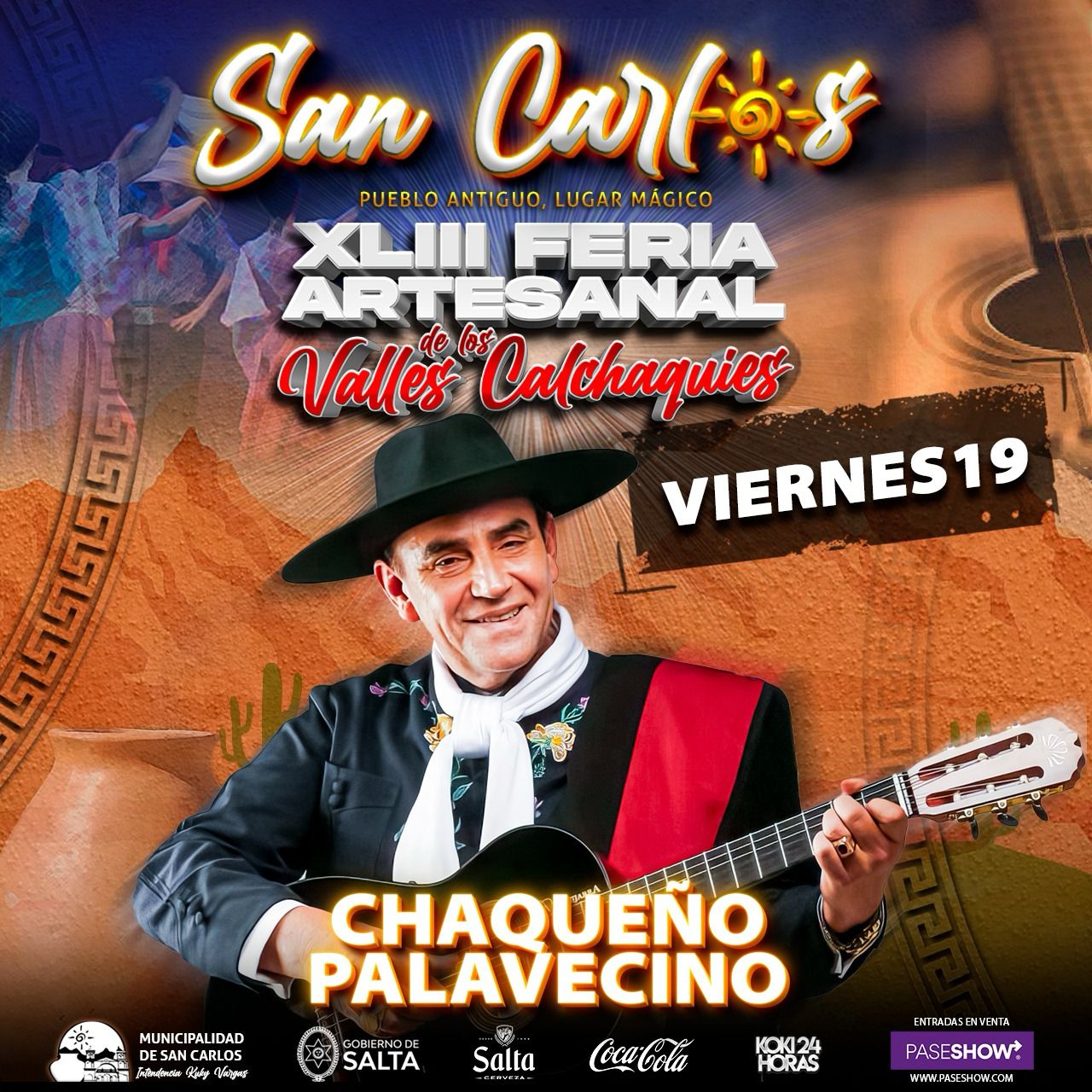 Chaqueño Palavecino festival de San Carlos 2024
